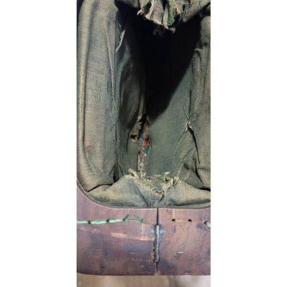 Vtg 1950s Embroidered Tapestry Handbag Purse - Picture 9 of 10